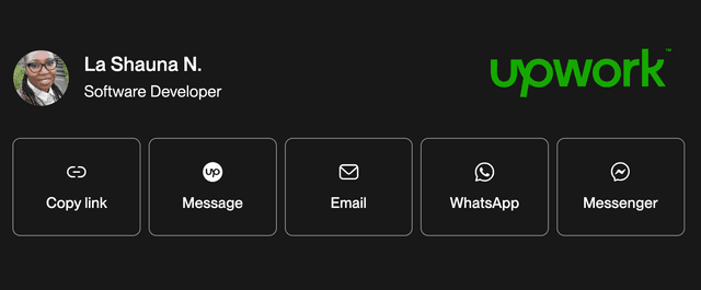 Upwork Profile